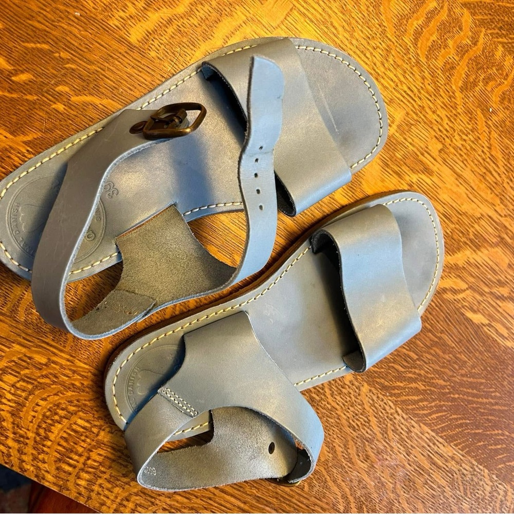 Baby Blue Duckfeet Lokken Sandals 39